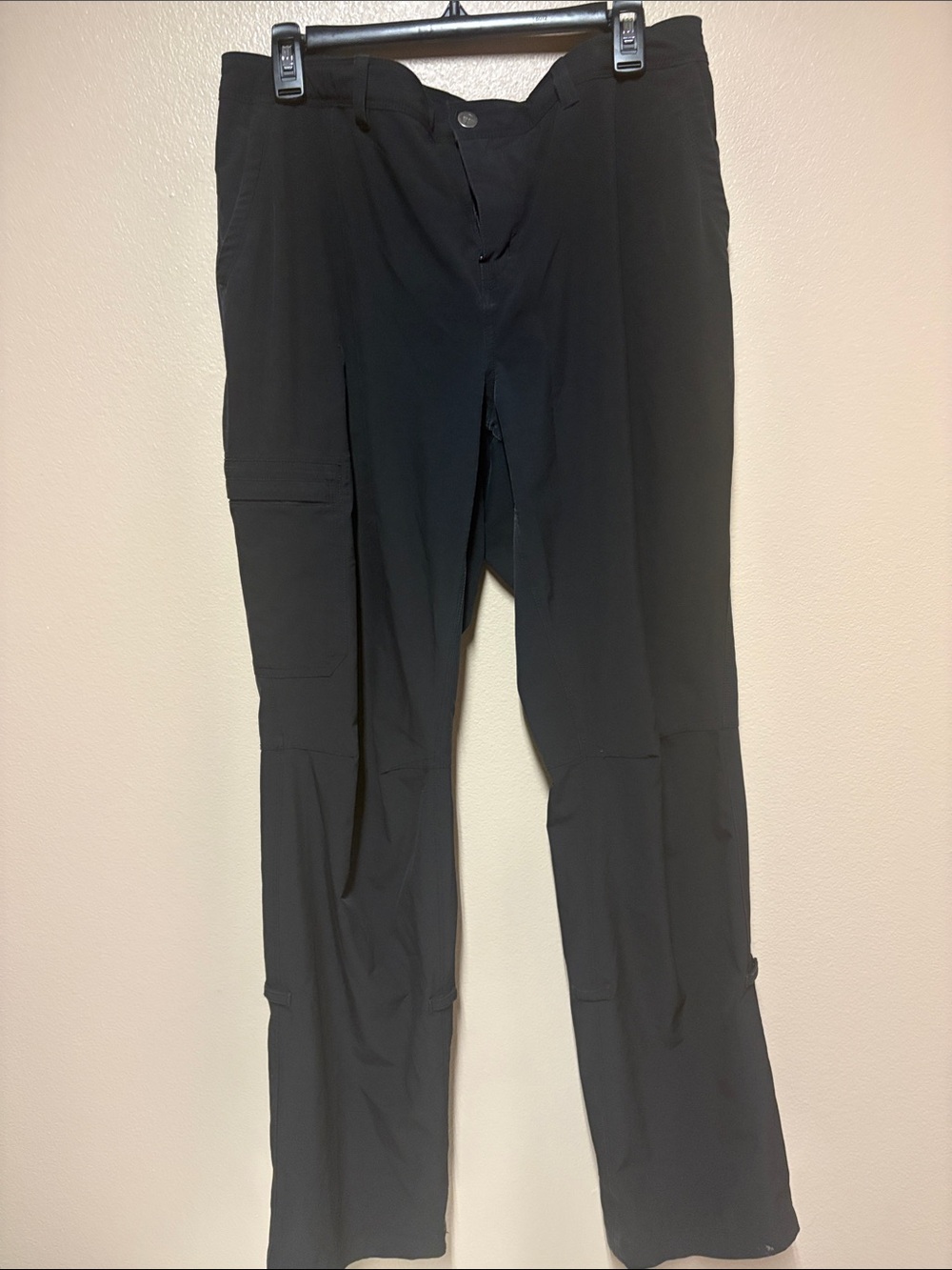 REI Black Wide-Leg Utility Cargo Pants / Capri optional